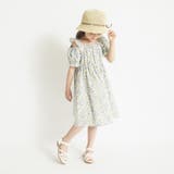 【おそろい】小花柄フリル肩あきワンピース | ブランシェス | 詳細画像4 