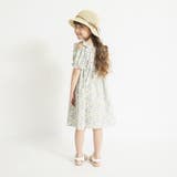 【おそろい】小花柄フリル肩あきワンピース | ブランシェス | 詳細画像6 