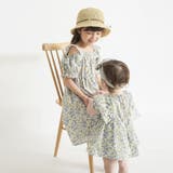 【おそろい】小花柄フリル肩あきワンピース | ブランシェス | 詳細画像9 