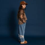 【WEB限定】レース切替ライトオンスデニムパンツ 150cm リンクコーデ | ブランシェス | 詳細画像8 