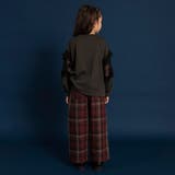 【WEB限定】チェックワイドパンツ 150cm リンクコーデ | ブランシェス | 詳細画像17 