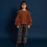 【WEB限定】チェックワイドパンツ 150cm リンクコーデ | ブランシェス | 詳細画像3 