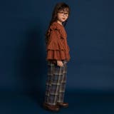 【WEB限定】チェックワイドパンツ 150cm リンクコーデ | ブランシェス | 詳細画像4 