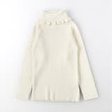 リブニット 長袖Tシャツ ロンT 150cm 女の子 秋物 冬物 インナー | ブランシェス | 詳細画像2 