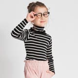 ボーダー | リブニット 長袖Tシャツ ロンT 150cm 女の子 秋物 冬物 インナー | ブランシェス