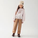 レースドッキングトレーナー 150cm 裏毛 女の子 ガールズ | ブランシェス | 詳細画像21
