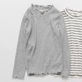 テレコ長袖Tシャツ 150cm ロンT 通園 通学 インナー ラメ | ブランシェス | 詳細画像12 