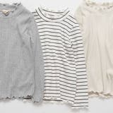 テレコ長袖Tシャツ 150cm ロンT 通園 通学 インナー ラメ | ブランシェス | 詳細画像18 
