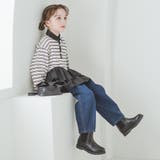 ポロシャツ切り替えチュニック 女の子 トップス ロンT 秋 | ブランシェス | 詳細画像16 