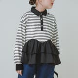 ポロシャツ切り替えチュニック 女の子 トップス ロンT 秋 | ブランシェス | 詳細画像19 