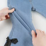 リボンモチーフデニムパンツ 女の子 長ズボン 150cm | ブランシェス | 詳細画像11 