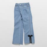 リボンモチーフデニムパンツ 女の子 長ズボン 150cm | ブランシェス | 詳細画像2 