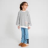 リボンモチーフデニムパンツ 女の子 長ズボン 150cm | ブランシェス | 詳細画像3 