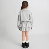 裏毛フリルスカート 150cm セットアップ対応 スウェット 女の子 | ブランシェス | 詳細画像17 