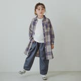 チェック柄シャツワンピース 150cm 女の子 カジュアル 重ね着 | ブランシェス | 詳細画像3 