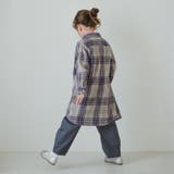 チェック柄シャツワンピース 150cm 女の子 カジュアル 重ね着 | ブランシェス | 詳細画像5 
