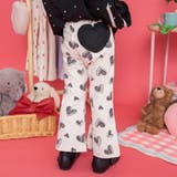95:アイボリー2 | 【瞬かわパンツ】アソートカットソーパンツ フリル レース | ブランシェス