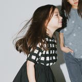 86:ミックス_格子 | 【b.+A】金子綾/半袖Ｔシャツ | ブランシェス