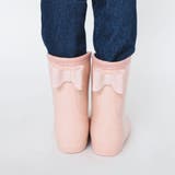 ピンク | リボン付きレインブーツ 子供服 キッズ | ブランシェス