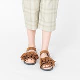 キャメル | フリルサンダル 子供服 キッズ | ブランシェス