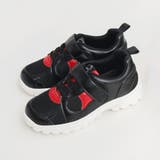 ブラック | 【足育】配色スニーカー | ブランシェス