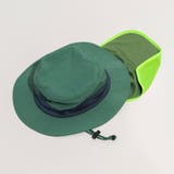 カーキグリーン | 【接触冷感】フローズンメッシュネックカバー付きハット | ブランシェス