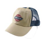 ベージュ | アップリケメッシュキャップ | ブランシェス