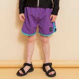 パープル | 【水着】配色サーフパンツ | ブランシェス
