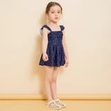 【水着】リボンアクセント総柄 ワンピース | ブランシェス | 詳細画像17 