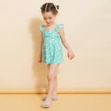 【水着】リボンアクセント総柄 ワンピース | ブランシェス | 詳細画像2 