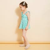【水着】リボンアクセント総柄 ワンピース | ブランシェス | 詳細画像3 