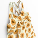 【水着】サンドレス風総柄 ワンピース/花柄/ギンガム チェック | ブランシェス | 詳細画像3 