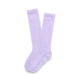 ラベンダー | ハート柄ハイソックス | ブランシェス