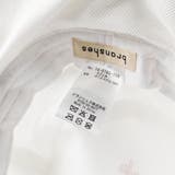 日よけ付き刺しゅうハット | ブランシェス | 詳細画像6 