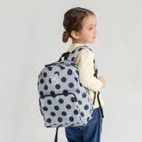 75_グレー_ドット柄 | なかよしリュック/11L/10色展開/キッズ/男の子/女の子/機能性 | ブランシェス