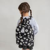 86_ブラック_花柄 | なかよしリュック/11L/10色展開/キッズ/男の子/女の子/機能性 | ブランシェス