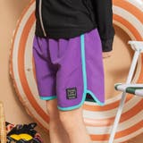 パープル | 【水着 / SWIM】配色サーフパンツ | ブランシェス