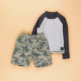 【水着 / SWIM】長袖ラッシュガード&サーフパンツセット | ブランシェス | 詳細画像9