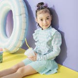 ライトグリーン | 【水着 / SWIM / WEB限定】長袖ラッシュガード&スカパン2点セット | ブランシェス