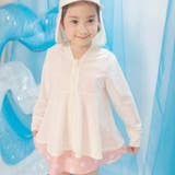 アイボリー | 【水着 / SWIM】フレアペプラム長袖ラッシュガード | ブランシェス