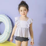 パープル | 【水着 / SWIM】フリルタンキニ | ブランシェス