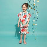 レッド | 【キッズ】フリル甚平 | ブランシェス