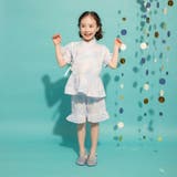ラベンダー | 【キッズ】フリル甚平 | ブランシェス