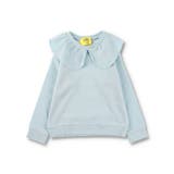 サックス | 【DRC】襟付き裏毛トレーナー スゥエット | ブランシェス