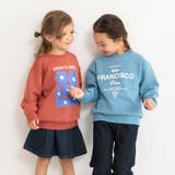 オレンジ | 【DRC】あったかグラフィック裏起毛トレーナー スウェット | ブランシェス