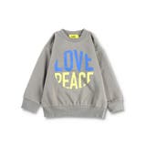 ライトグレー | 【DRC】あったかグラフィック裏起毛トレーナー スウェット | ブランシェス