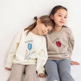 92オフホワイト | 【DRC】あったかグラフィック裏起毛トレーナー スウェット | ブランシェス