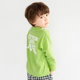 オリーブ | 【WEB限定/DRC】綿100%bコレグラフィック長袖Tシャツ ロンT | ブランシェス