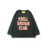 チャコールグレー | 【WEB限定/DRC】綿100%bコレグラフィック長袖Tシャツ ロンT | ブランシェス