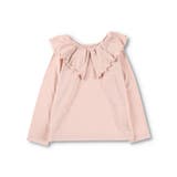 【WEB限定/DRC/やわらか天竺】前後2WAYフリル襟長袖Tシャツ | ブランシェス | 詳細画像11 